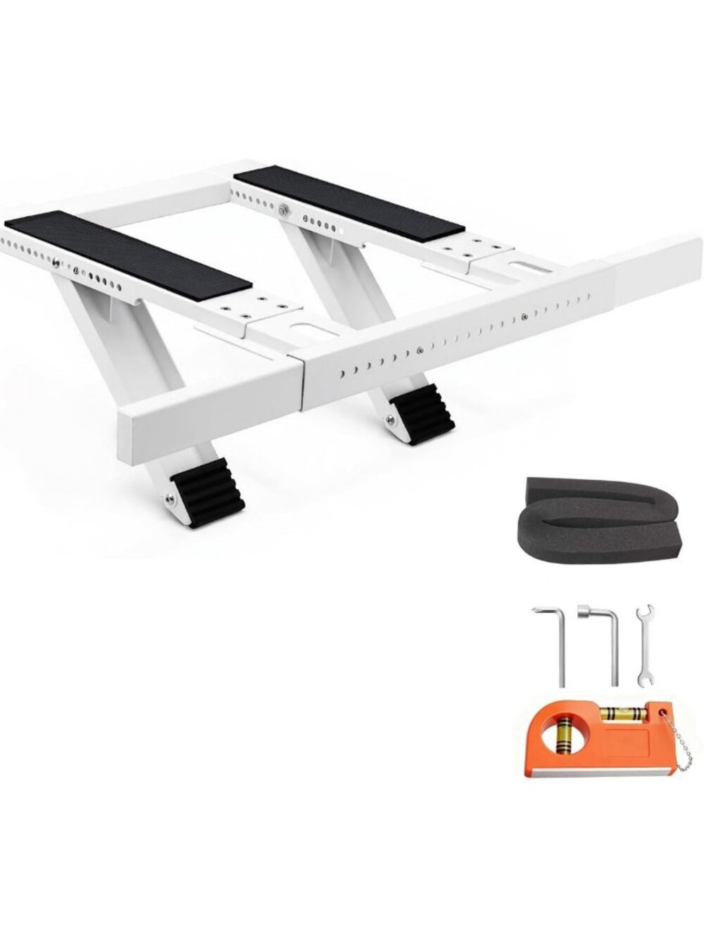 No-Drill Window AC Bracket - Heavy-Duty Air Conditioner Support, Holds 300LBS